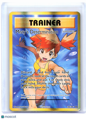 2016 Pokemon—Misty's Determination (Full Art) #108/108 Evolutions—Ultra Rare