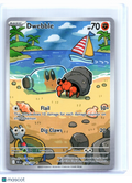 2025 Pokemon—Dwebble #129/086 Black Bolt—Illustration Rare Holo [Lightly Played]