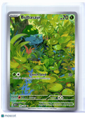 2023 Pokemon—Bulbasaur #166/165 Scarlet & Violet 151—Illustration Rare Holo [HP]