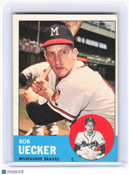 Topps 1963 Topps Baseball—Bob Uecker #126 —Very Good