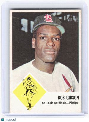 Fleer 1963 Fleer Baseball—Bob Gibson #61 —Very Good