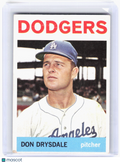 Topps 1964 Topps Baseball—Don Drysdale #120 —Very Good