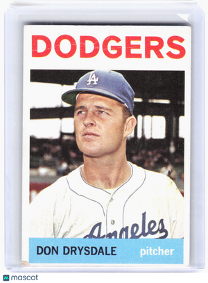 Topps 1964 Topps Baseball—Don Drysdale #120 —Very Good