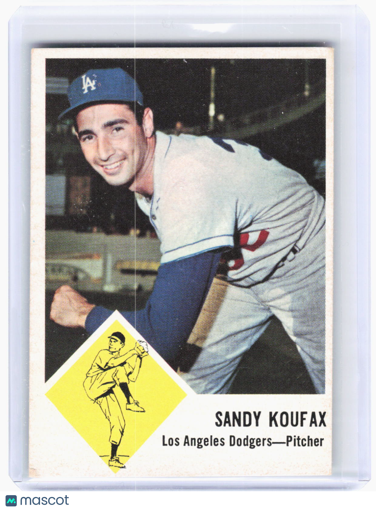 Fleer 1963 Fleer Baseball—Sandy Koufax #42 —Very Good