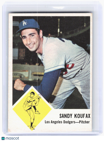 Fleer 1963 Fleer Baseball—Sandy Koufax #42 —Very Good