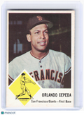 Fleer 1963 Fleer Baseball—Orlando Cepeda #64 —Very Good