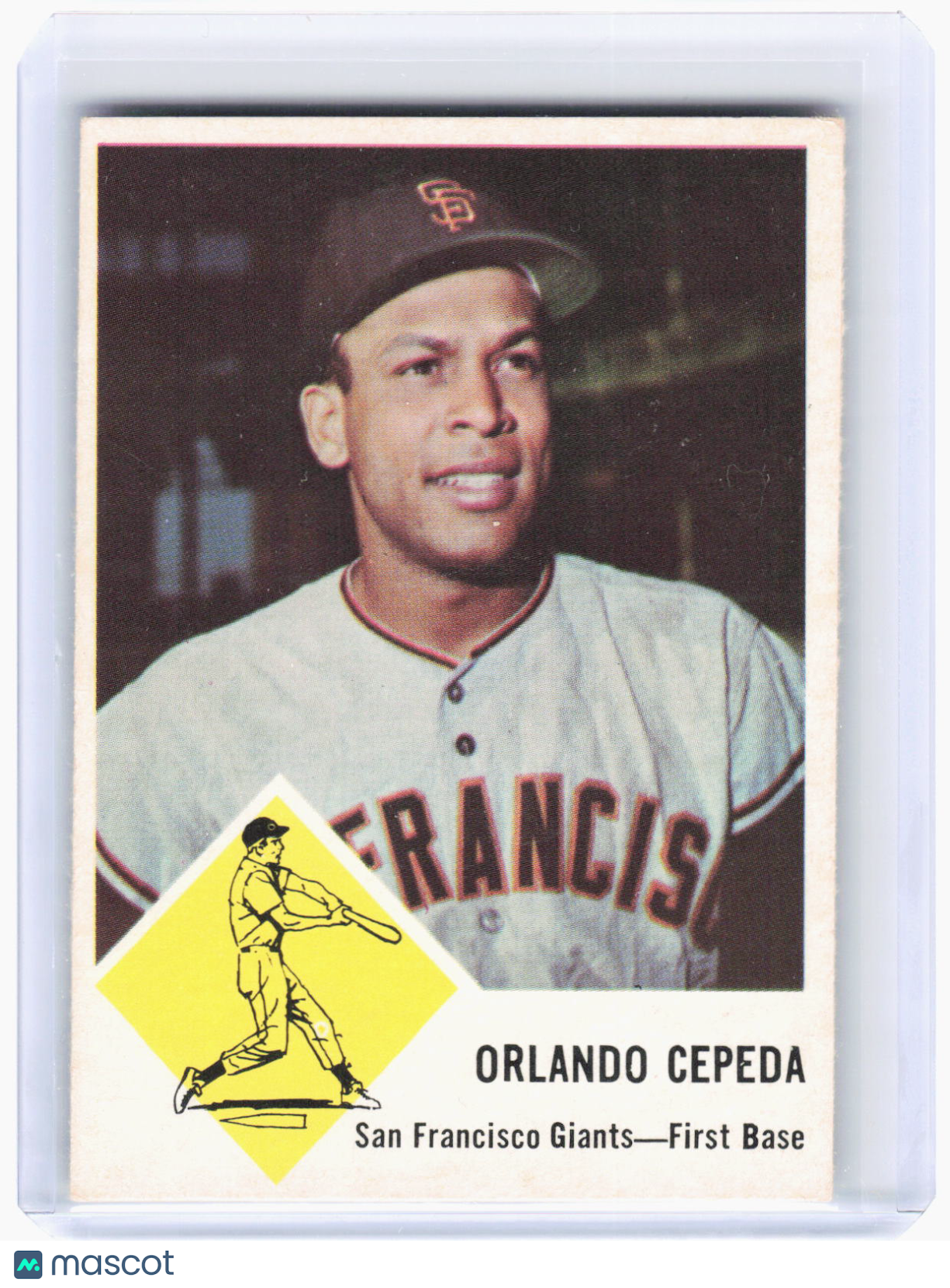 Fleer 1963 Fleer Baseball—Orlando Cepeda #64 —Very Good