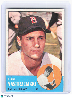 Topps 1963 Topps Baseball—Carl Yastrzemski #115 —Very Good