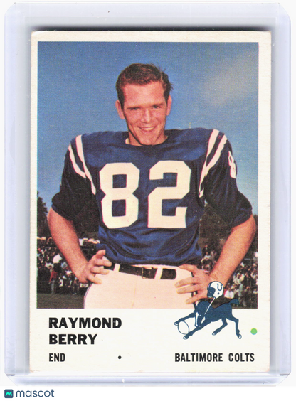 Fleer 1961 Fleer Football—Raymond Berry #33 —Very Good