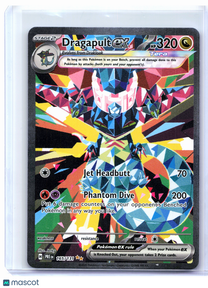 2025 Pokemon—Dragapult ex #165/131 Prismatic Evolutions—SIR Holo