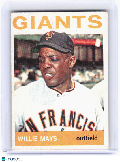 Topps 1963 Topps Baseball—Willie Mays #150 —Very Good