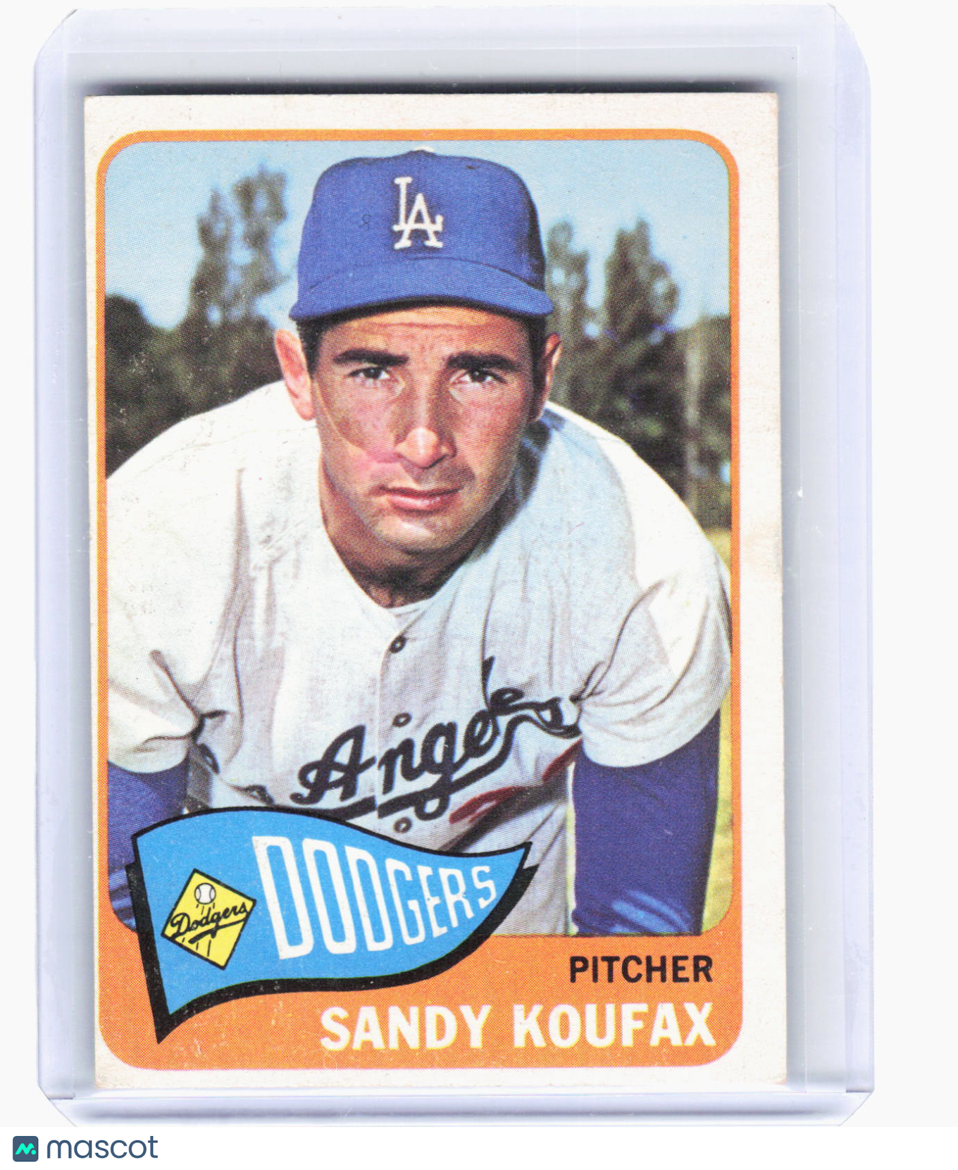 Topps 1965 Topps Baseball—Sandy Koufax #300 —Very Good