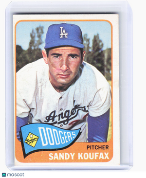 Topps 1965 Topps Baseball—Sandy Koufax #300 —Very Good