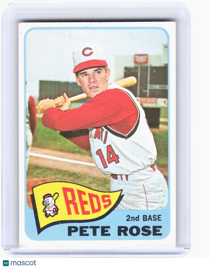 Topps 1965 Topps Baseball—Pete Rose #207 —Very Good
