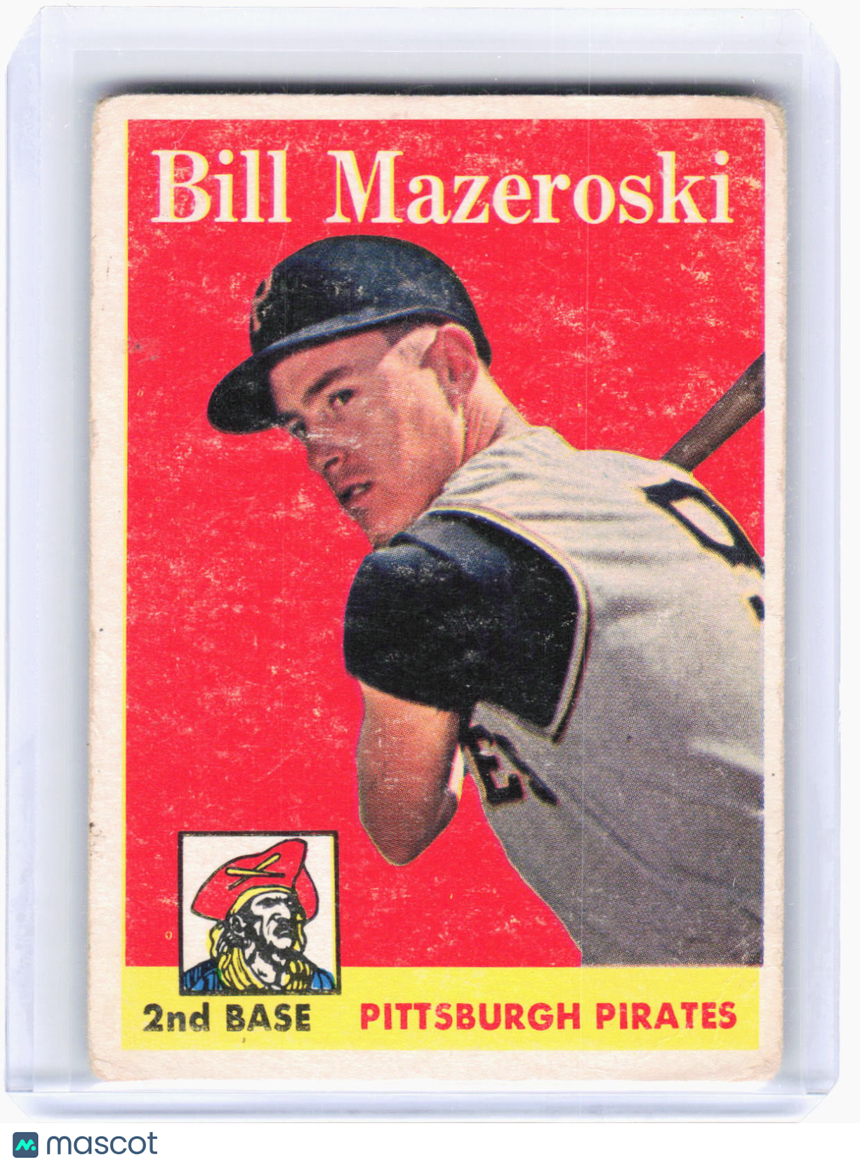 Topps 1958 Topps Baseball—Bill Mazeroski #238 —Poor