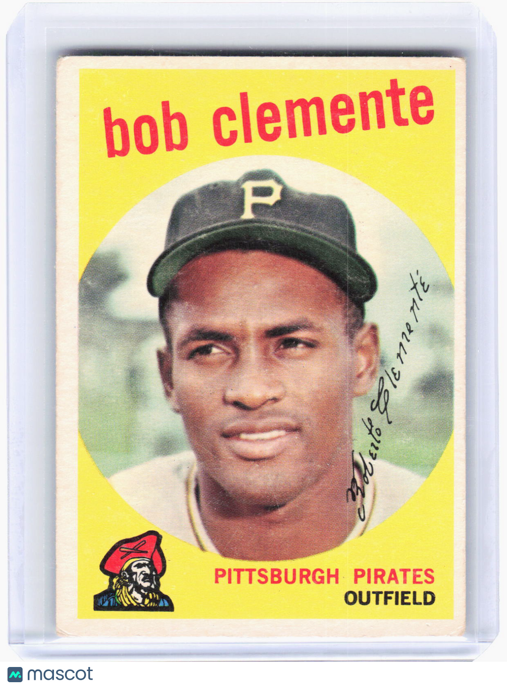Topps 1959 Topps Baseball—Roberto Clemente #478 —Very Good