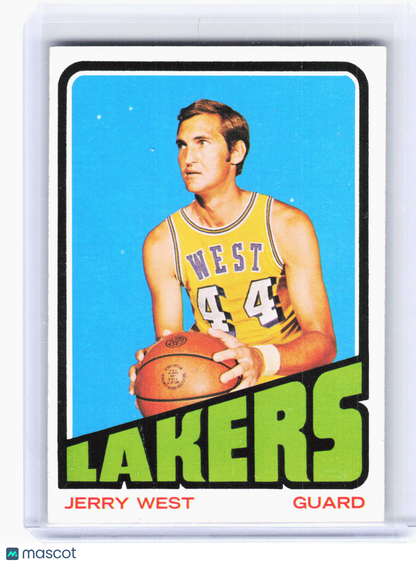 Topps 1969 Topps Basketball—Jerry West #75 —Excellent
