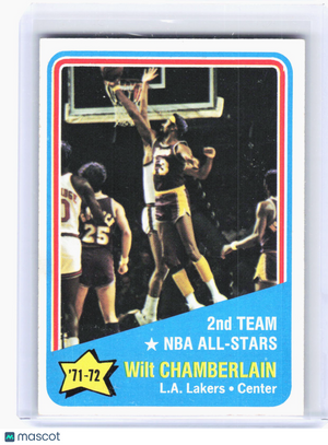 Topps 1969 Topps Basketball—Wilt Chamberlain #168 —Excellent