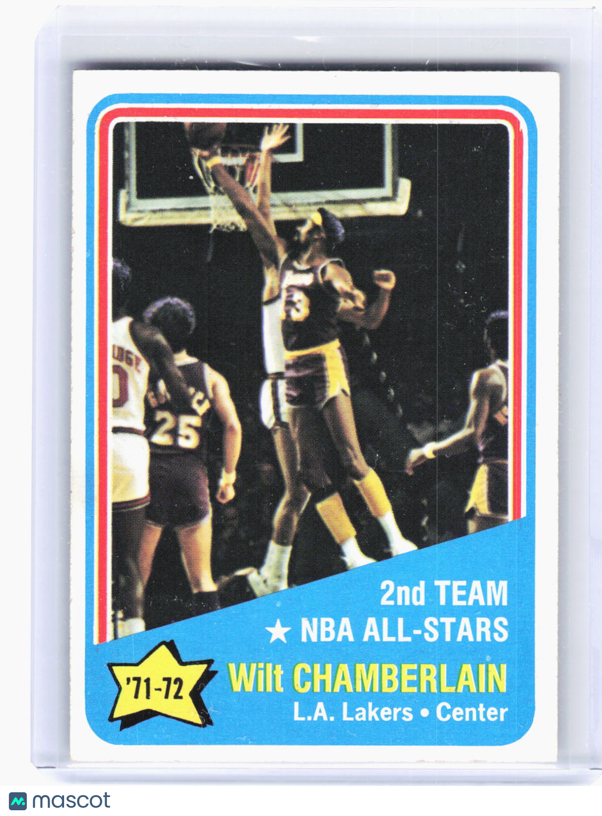Topps 1969 Topps Basketball—Wilt Chamberlain #168 —Excellent