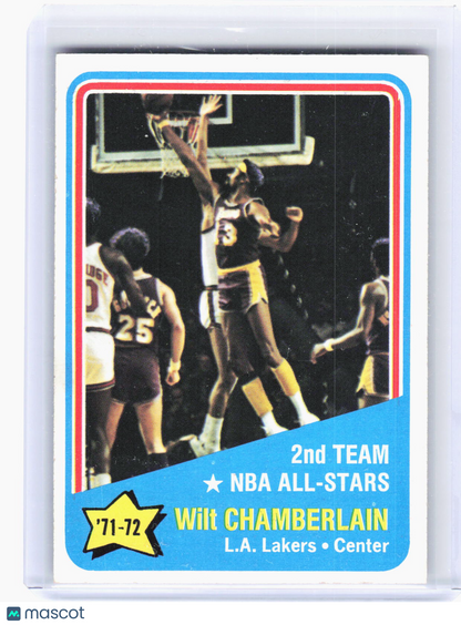 Topps 1969 Topps Basketball—Wilt Chamberlain #168 —Excellent