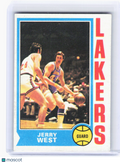 Topps 1985 Topps Basketball—Jerry West #176 —Very Good