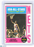 Topps 1973 Topps Basketball—Julius Erving #200 —Very Good