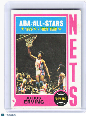 Topps 1973 Topps Basketball—Julius Erving #200 —Very Good