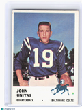 Fleer 1961 Fleer Football—John Unitas #30 —Very Good