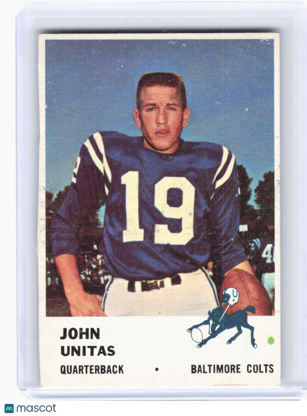 Topps 1961 Topps Football—John Unitas #30 —Very Good