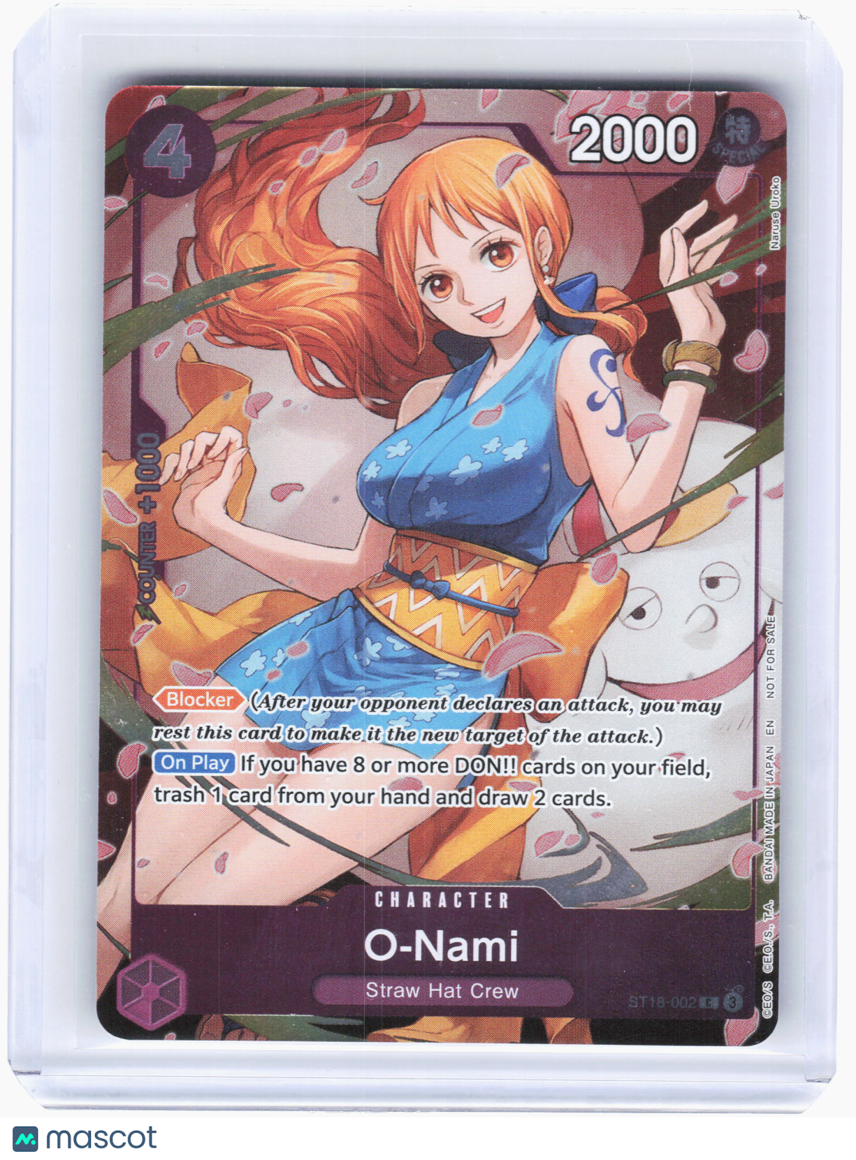2026 —O-Nami #ST18-002 One Piece Heroines Edition—Common Foil (Dash Pack)