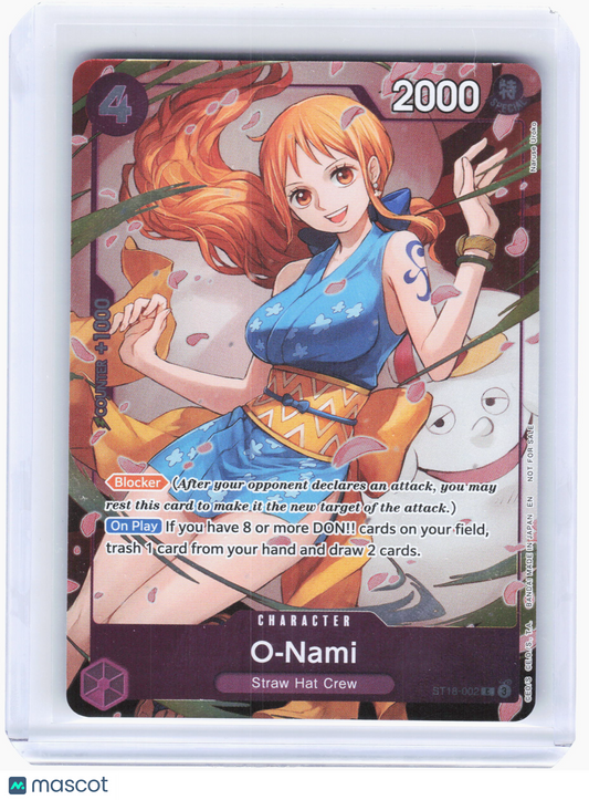 2026 —O-Nami #ST18-002 One Piece Heroines Edition—Common Foil (Dash Pack)