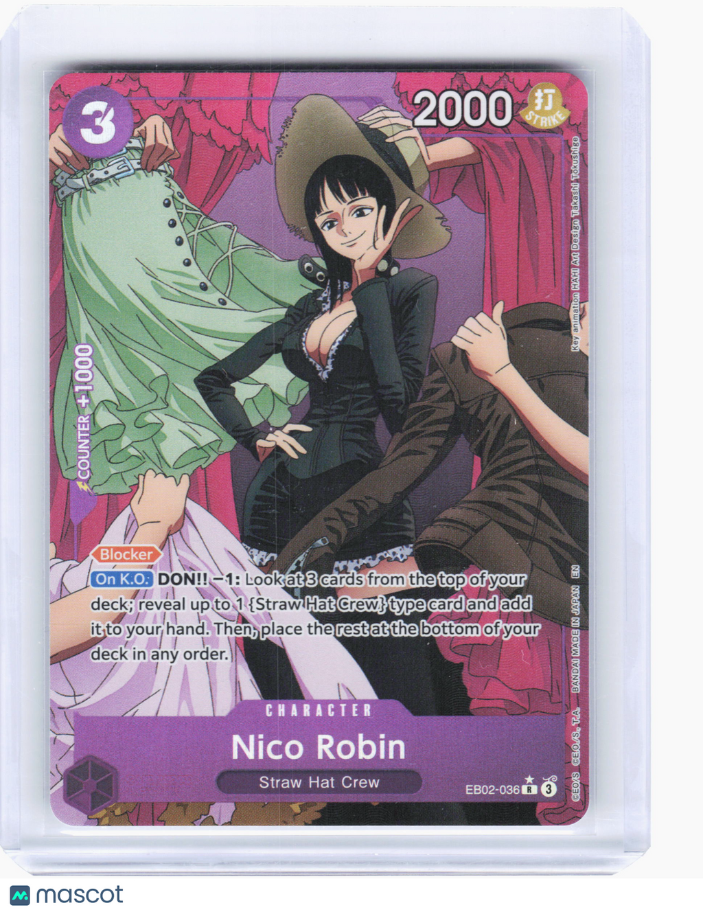2024 One Piece—Nico Robin #EB02-036 Anime 25th Collection—Rare Foil (Alt Art)