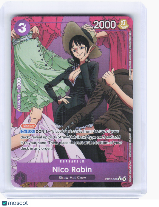 2024 One Piece—Nico Robin #EB02-036 Anime 25th Collection—Rare Foil (Alt Art)