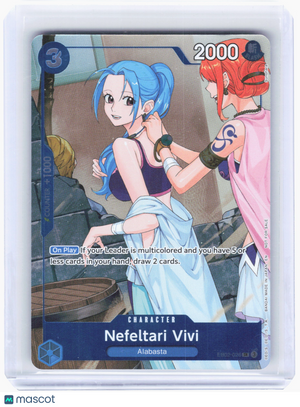 2026 One Piece—Nefeltari Vivi #EB02-026 Heroines Edition—Super Rare Foil
