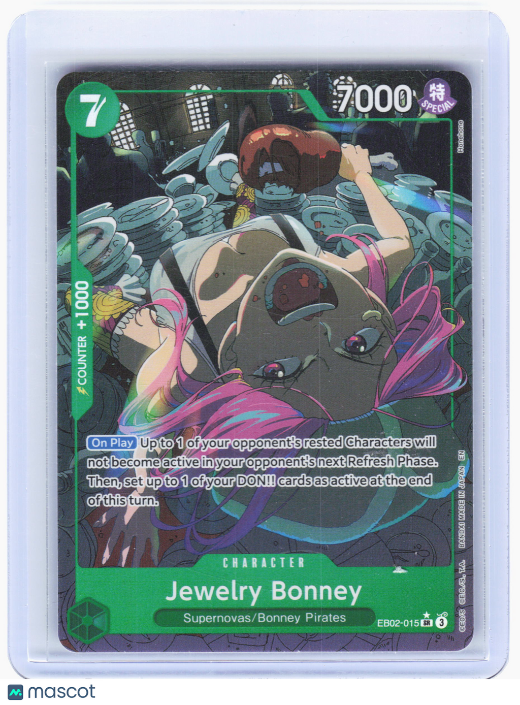 2025 Jewelry Bonney #EB02-015 Anime 25th Collection—Super Rare Foil (Alt Art)