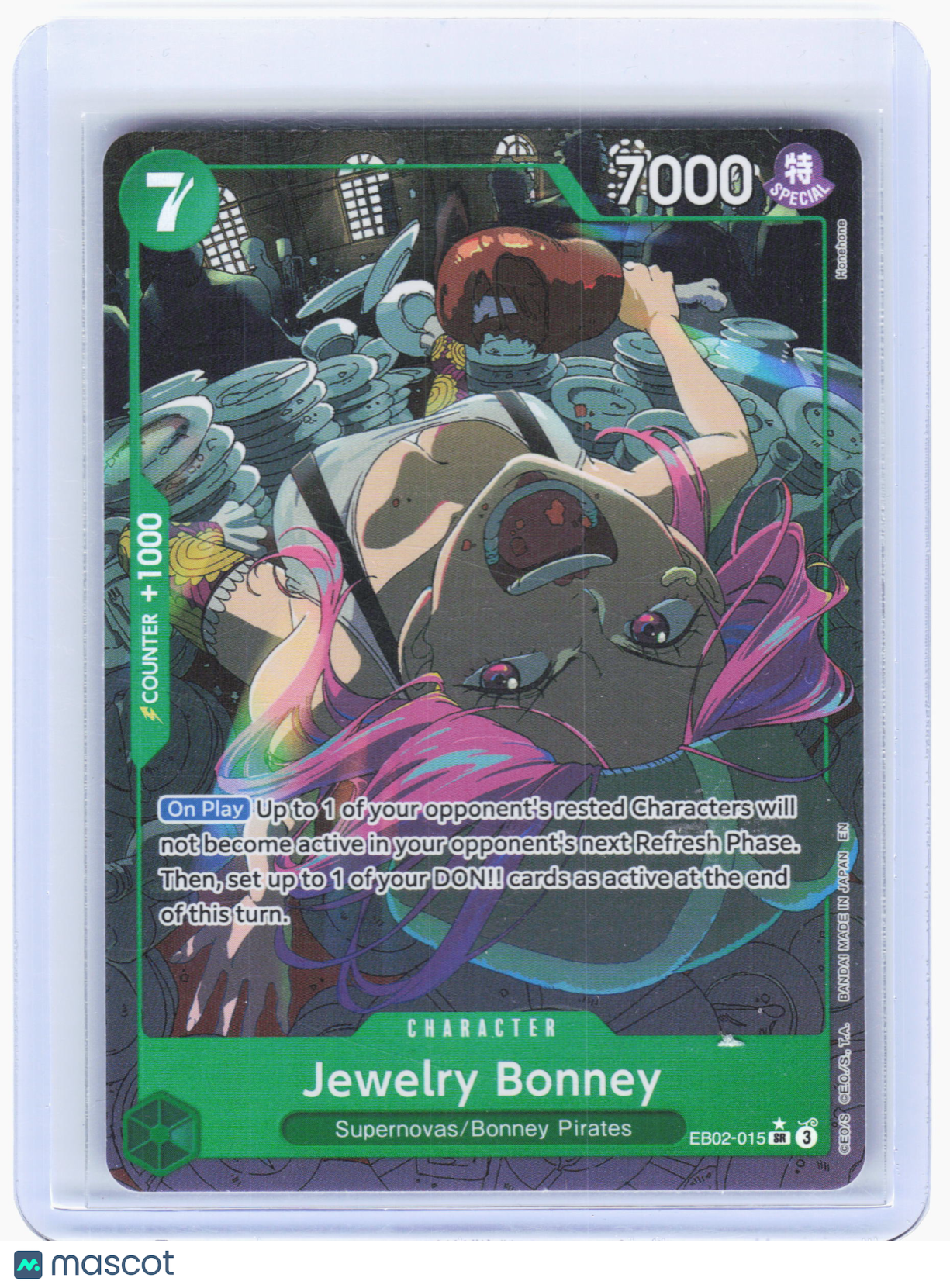 2025 Jewelry Bonney #EB02-015 Anime 25th Collection—Super Rare Foil (Alt Art)