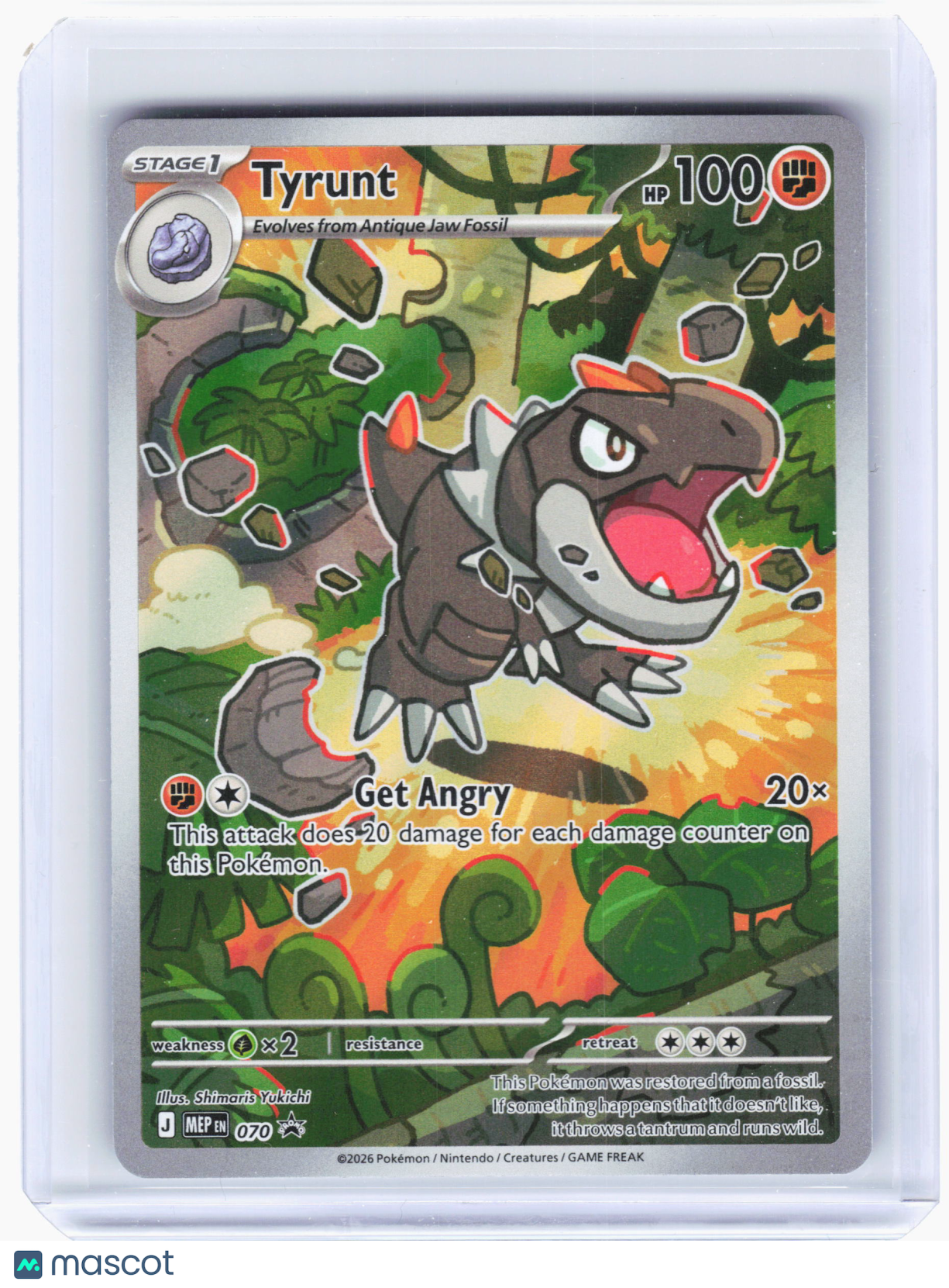 2026 Pokemon—Tyrunt #070 Mega Evolution Promo—Black Star Promo Holo