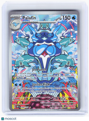 2023 Pokemon—Palafin #200/197 Obsidian Flames—Illustration Rare Holo