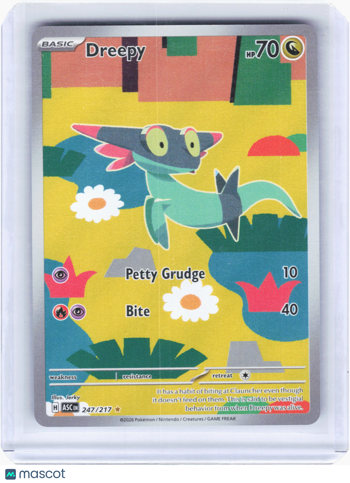 2026 Pokemon—Dreepy #247/217 Ascended Heroes—Illustration Rare Holo