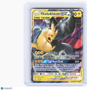 2019 Pokemon—Pikachu & Zekrom GX #33/181 Team Up—Ultra Rare Foil