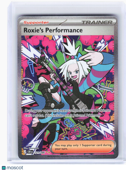 2026 Pokemon—Roxie's Performance #121/86 Chaos Rising—SIR Holo