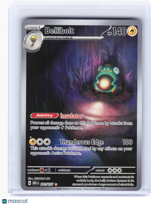 2023 Pokemon—Bellibolt #201/197 Obsidian Flames—Illustration Rare Foil