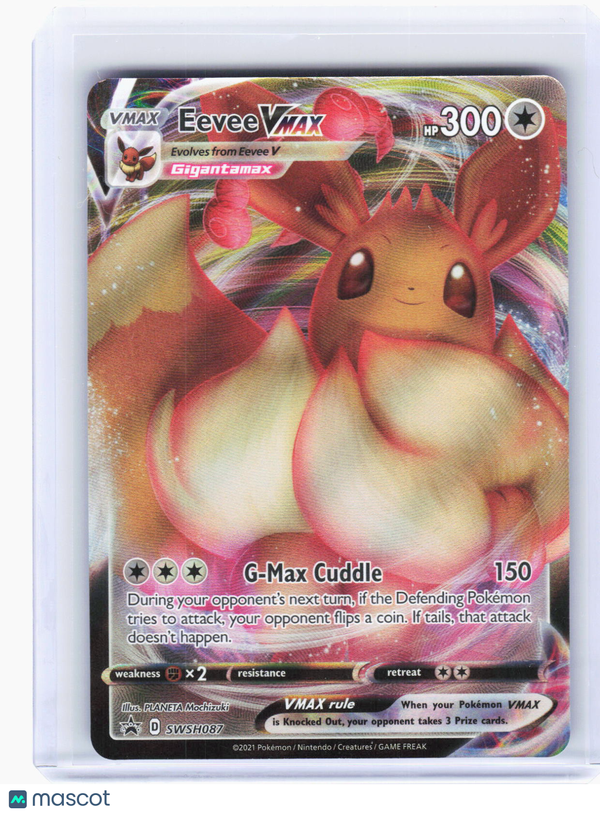 2021 Pokemon—Eevee VMAX #SWSH087 Sword & Shield Promo Cards—BSP Foil