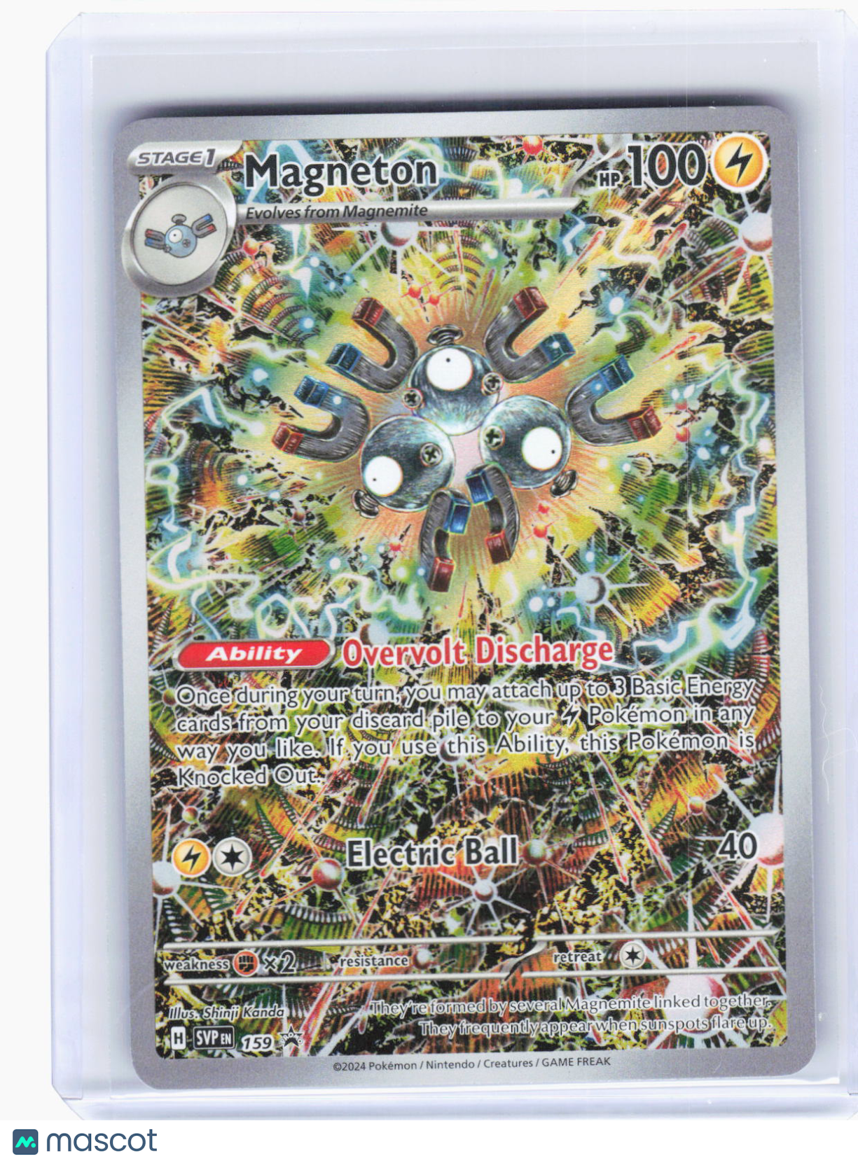 2024 Pokemon—Magneton #SVP EN 159 Scarlet & Violet Promo Cards—BSP Foil