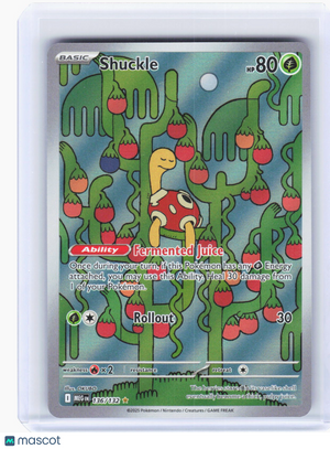 2025 Pokemon—Shuckle #136/132 Mega Evolution—Illustration Rare Foil