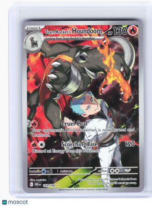 2025 Pokemon—Team Rocket's Houndoom #191/182 Destined Rivals—IR Foil