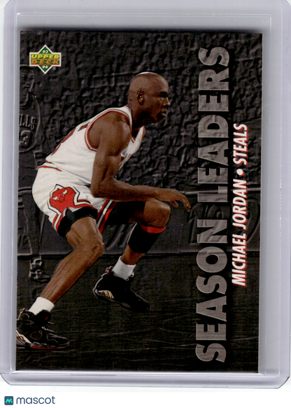 1992 Upper Deck Season Leaders Basketball—Michael Jordan #171 —Very Good