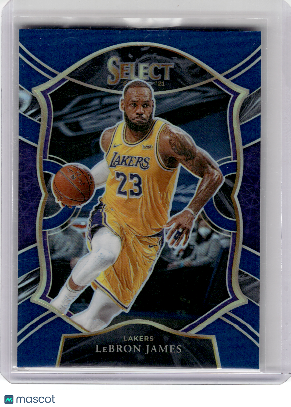 2021 Panini Select Basketball Basketball—LeBron James #23 Concourse —Very Good
