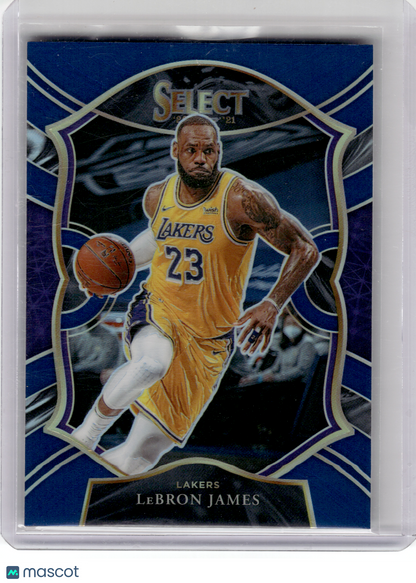 2021 Panini Select Basketball Basketball—LeBron James #23 Concourse —Very Good