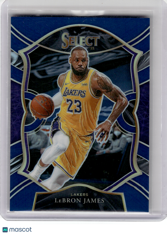 2021 Panini Select Basketball Basketball—LeBron James #23 Concourse —Very Good
